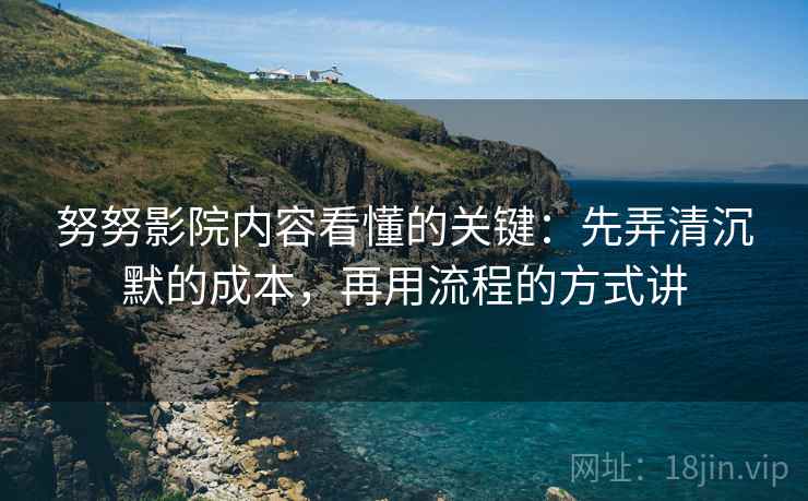 努努影院内容看懂的关键：先弄清沉默的成本，再用流程的方式讲
